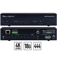 4X1 4K/18G HDMI SWITCHER WITH DE-EMBEDDED AUDIO OUTPUT (OPTICAL/BALANCED AUDIO) AND IP CONTROL